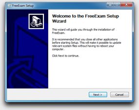 FreeExam Installer (Step 1/3)